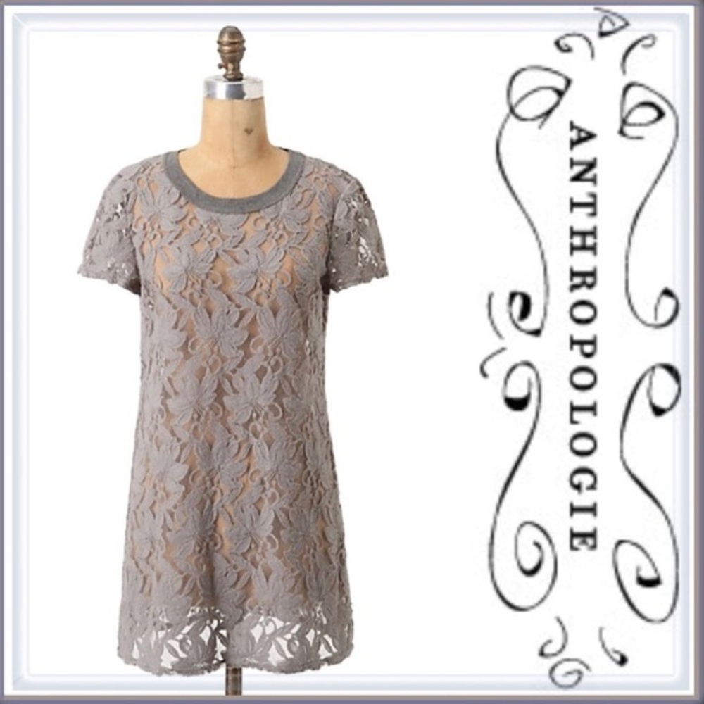 Anthropologie Paper Crane Lace Tunic